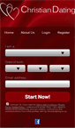 Mobile Screenshot of christiandating.co.za
